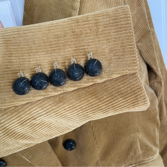 Veronica Beard Miller Corduroy Dickey Jacket in Khaki Size 18 - Picture 5 of 13